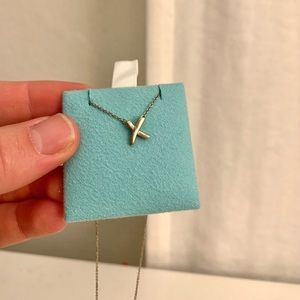 Tiffany & Co. Silver X Necklace